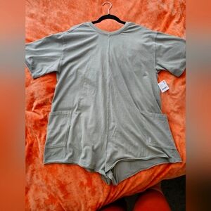 Free People Sage Green Women Shorts